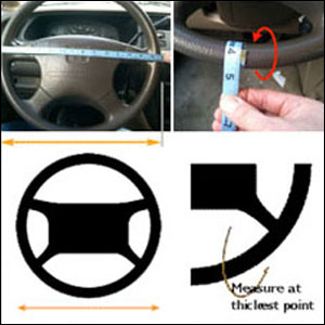 Wheelskins steering wheel cover