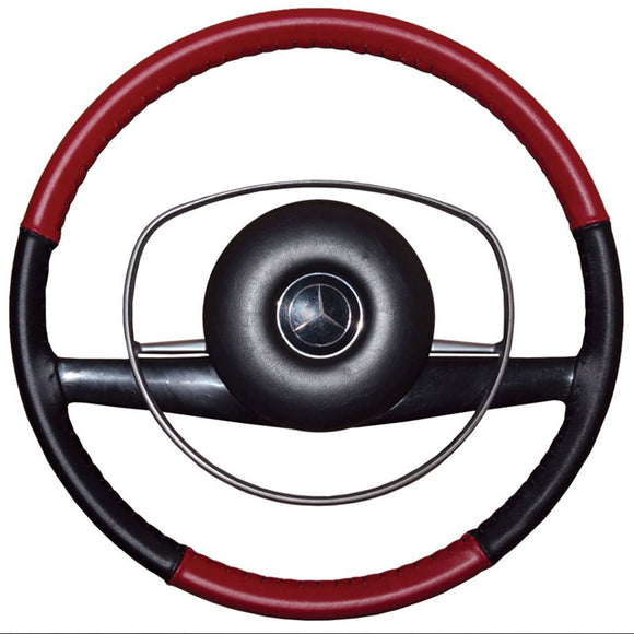 Wheelskins Euro Tone Steering Wheel Cover (18 to 22 inch Outside Diameter, Custom Size Special Order)