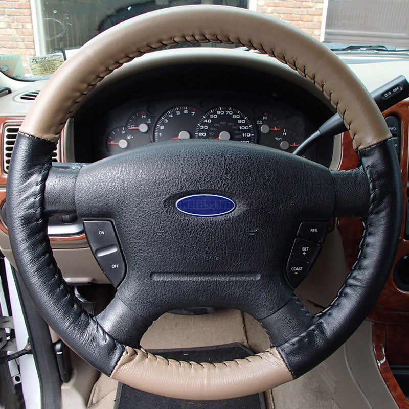 Wheelskins Steering Wheel Cover Euro Tone 2 Color
